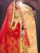 Cream Zari Work Lehanga Choli In Art Silk