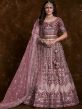 Magenta Bridal Lehenga Choli With Heavy Embroidery