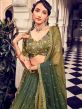 Green Designer Silk Lehenga Choli With Embroidery