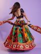 Multicolor Printed Navratri Chaniya Choli In Cotton