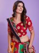 Multicolor Cotton Chaniya Choli With Prints