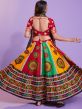 Multicolor Cotton Chaniya Choli With Prints