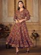 Multicolor Tiered Dress In Rayon