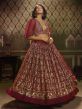 Maroon Colour Designer Lehenga Choli.