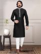 Black Colour Party Wear Kurta Pajama.