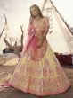 Off White Colour Lehenga Choli With Organza Fabric.