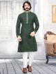 Green Colour Silk,Jacquard Designer Kurta Pajama.