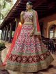 Off White Colour Wedding Lehenga Choli in Art Silk Fabric With Sequin,Resham,Zari Work.