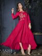 Red Colour Rayon Fabric Anarkali Kurti.