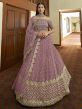 Georgette Fabric Designer Lehenga Choli Light Pink Colour.