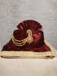 Designer Wedding Turban Maroon Colour Velvet Fabric.