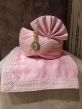 Pink Colour Silk Fabric Indian Wedding Turban.