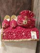 Rani Pink Colour Velvet Fabric Groom Turban.