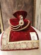 Maroon Colour Velvet Fabric Men's Wedding Turban.