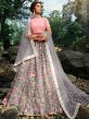 Grey Colour Women Lehenga Choli in Net Fabric.