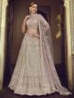 Light Purple Colour Net Fabric Women Lehenga Choli.