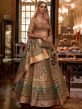 Green Silk Lehenga Choli With Dupatta