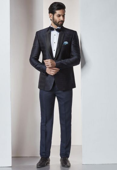 Designer Suits for Men Blue Color Designer Tuxedo Suit