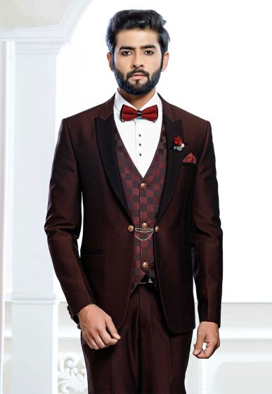 Buy designer tuxedo suit Online for men