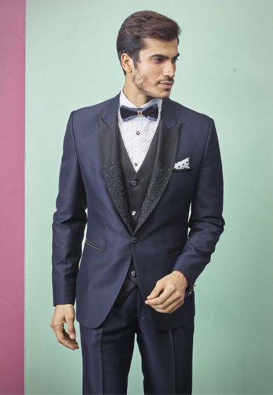 Indian Designer Men's Suit Blue Colour.