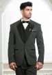 Buy designer tuxedo for men in black, grey colour