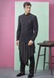 Latest Designer Jodhpuri Suits with Kurta Black Colour