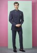 Indian Jodhpuri Suit For Mens Blue Colour.