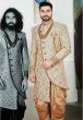 Golden Colour Designer Men's Indowestern.