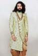 Green Colour Men's Indowestern.