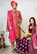 Buy designer sherwani in Red Colour