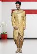 Golden Colour Men's Designer Indowestern.