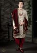 Exclusive Golden Colour Indian Designer Sherwani.