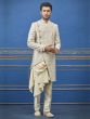 Cream Colour Designer Indowestern.
