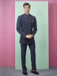 Indian Jodhpuri Suit Blue Colour .