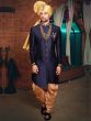 Blue Colour Men's Wedding Wear.