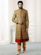 Green Colour Designer sherwani.
