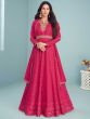 Pink Sequins Embroidered Anarkali Salwar Kameez