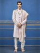 Baby Pink Colour Indian Groom Sherwani.