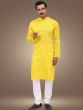 Light Green Silk Kurta Pyjama For Men