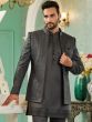 Brown Party Wear Jacket Style Bandhgala Suit