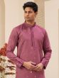 Pink Sequins Work Readymade Kurta Pyjama