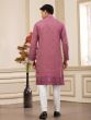 Pink Sequins Work Readymade Kurta Pyjama