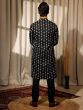 Black Casual Men's Kurta Pyjama Set
