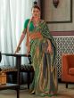 Green Zari Woven Saree In Silk