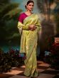 Green Woven Traditional Saree In Silk