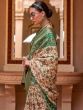 White Patola Silk Saree With Blouse