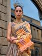Multicolor Silk Party Wear Saree In Digital Print