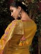 Yellow Weaving Dola Silk Saree With Blouse