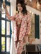 Cream Womens Co-Ords Set In Floral Print