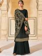 Black Palazzo Salwar kameez With Dupatta